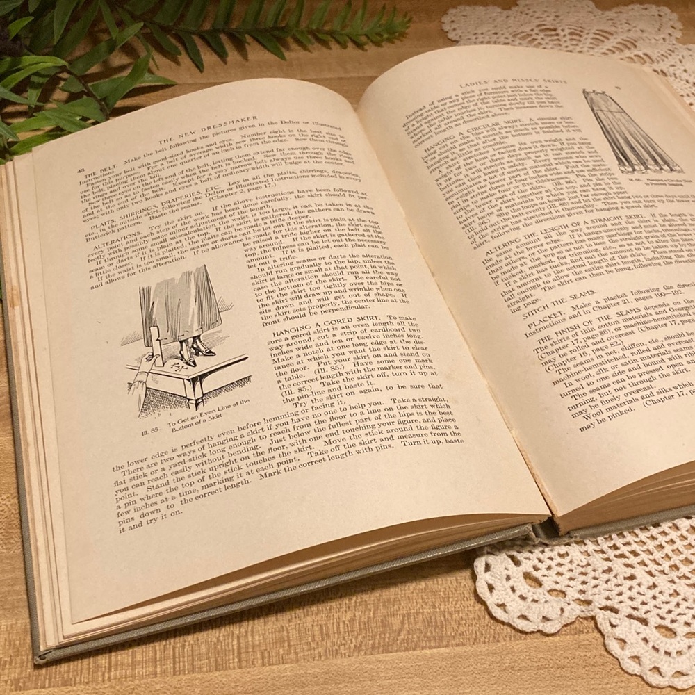 Antique 1921 The New Dressmaker Book Butterick Guide To Sewing And Tailoring - Picture 10 of 16